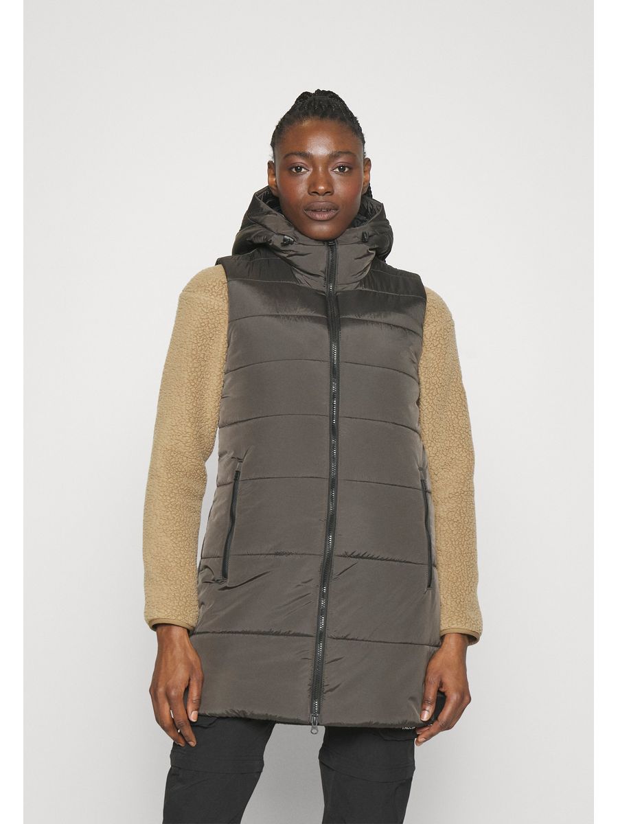 

Утепленный жилет женский Jack Wolfskin JA441F0HI серый L, JA441F0HI