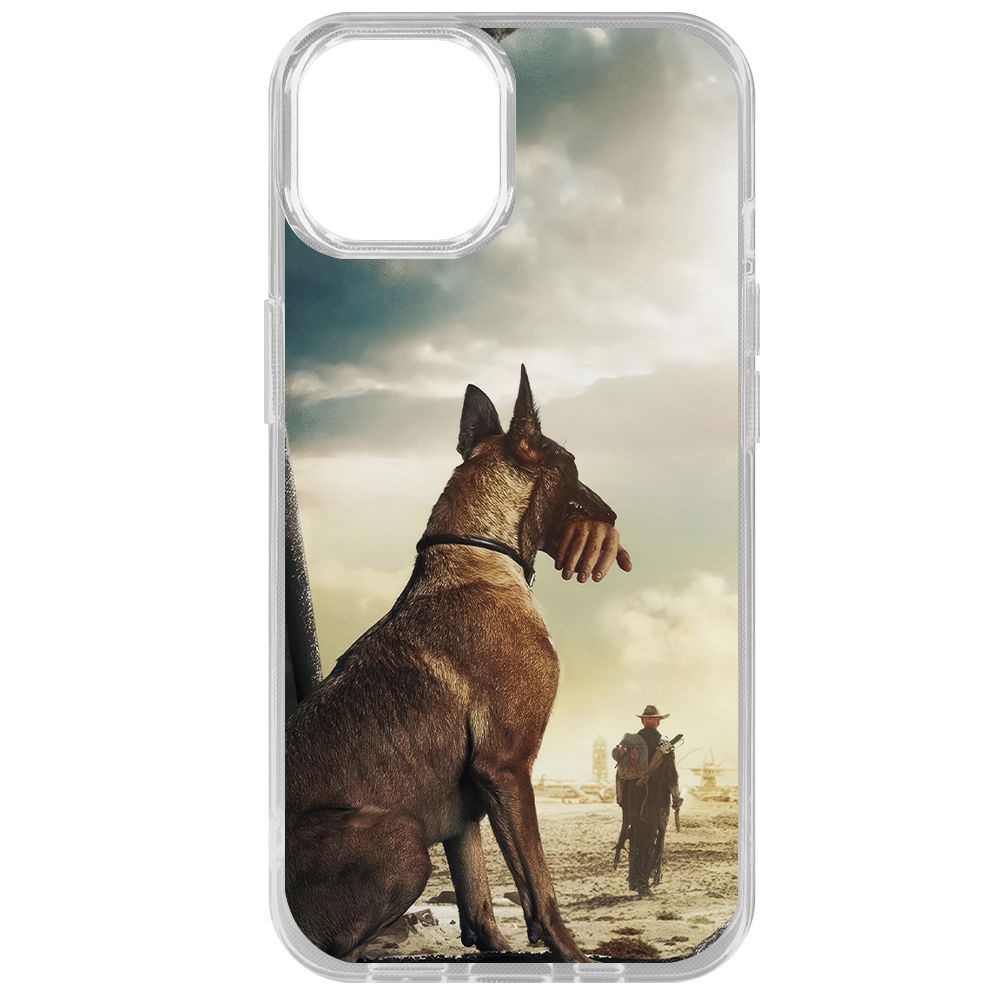 

Чехол-накладка Krutoff Clear Case Фоллаут (Fallout) - Псина для iPhone 14, Прозрачный