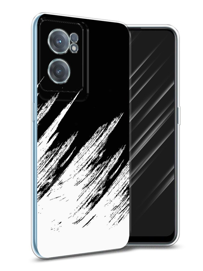 

Чехол Awog на OnePlus Nord CE 2 5G / ВанПлас Nord CE 2 5G "Черно белые брызги", Черный;белый;бежевый, 152650-3