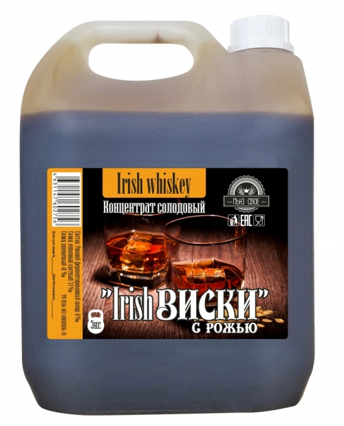 

Солодовый концентрат KolSold для крепких напитков "Irish Whiskey", 5 кг