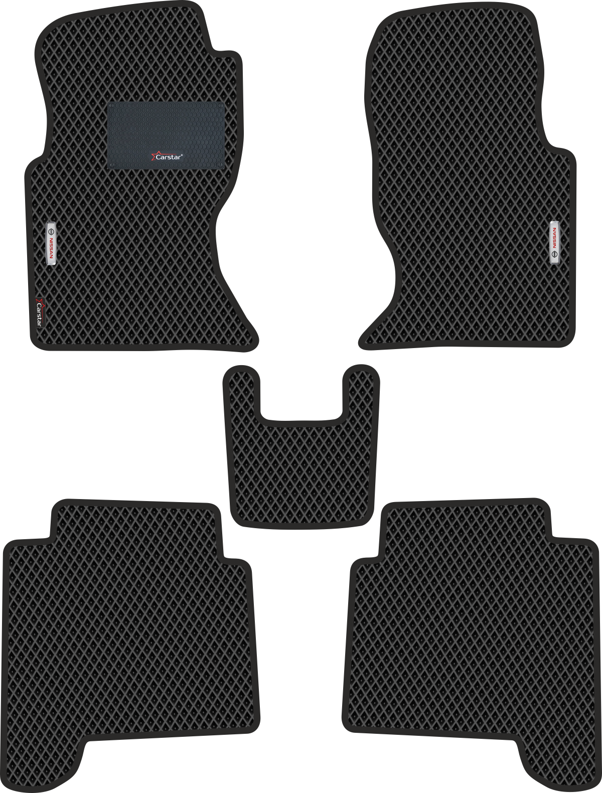

Коврики Kupi-Kovrik EVA для Nissan Pathfinder II (1995-2004), чёрный,подпятник,2 эмблемы