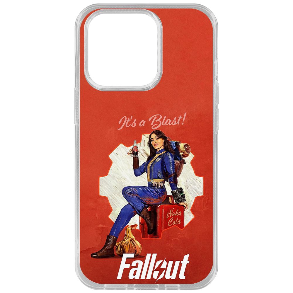 

Чехол-накладка Krutoff Clear Case Фоллаут (Fallout) - Это взрыв! для iPhone 14 Pro, Прозрачный