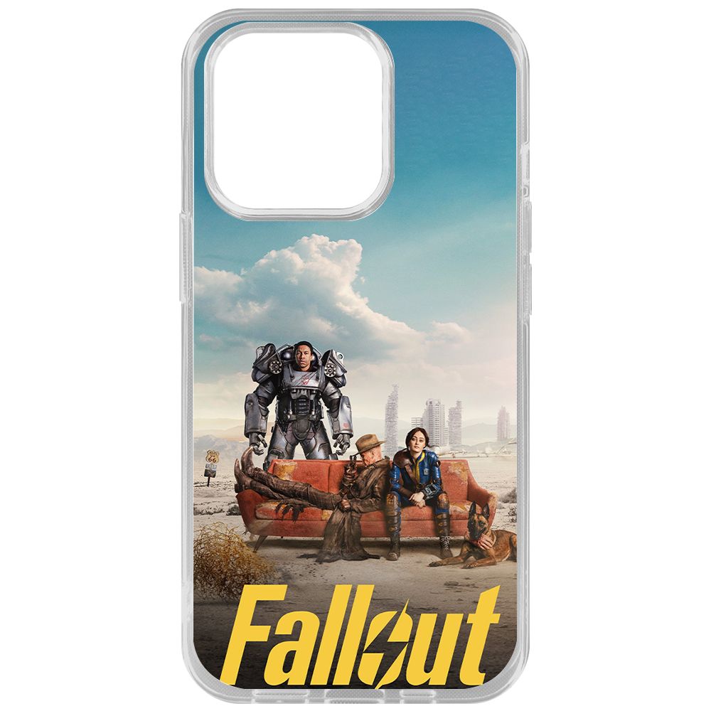 

Чехол-накладка Krutoff Clear Case Фоллаут (Fallout) - Постер для iPhone 14 Pro
