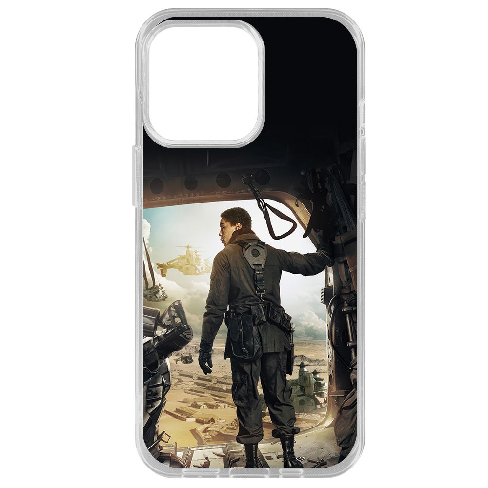 

Чехол-накладка Krutoff Clear Case Фоллаут (Fallout) - Аарон для iPhone 14 Pro Max, Прозрачный