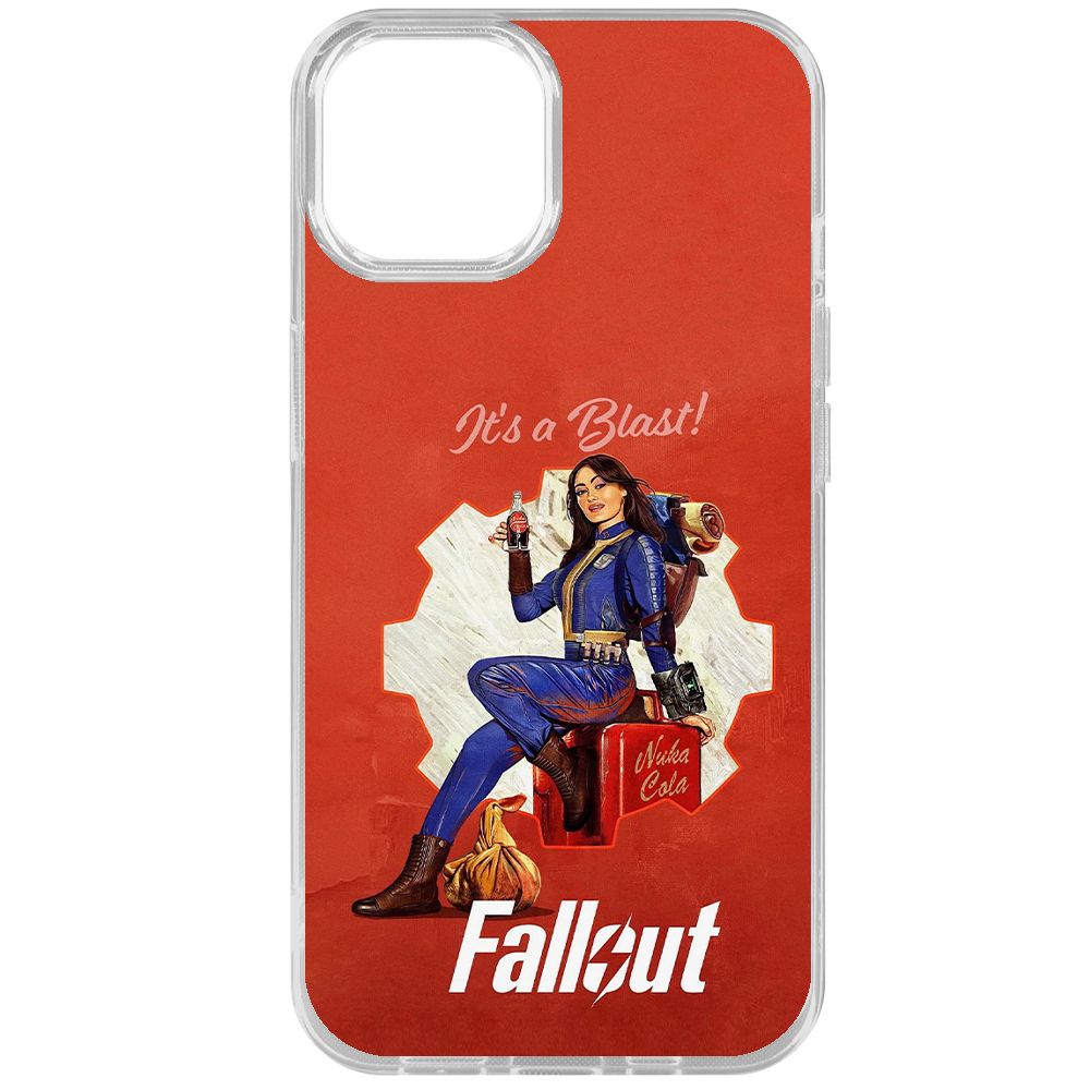 

Чехол-накладка Krutoff Clear Case Фоллаут (Fallout) - Это взрыв! для iPhone 15, Прозрачный