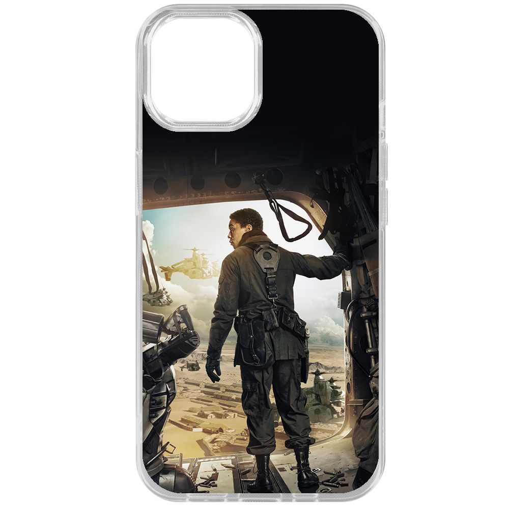 

Чехол-накладка Krutoff Clear Case Фоллаут (Fallout) - Аарон для iPhone 15