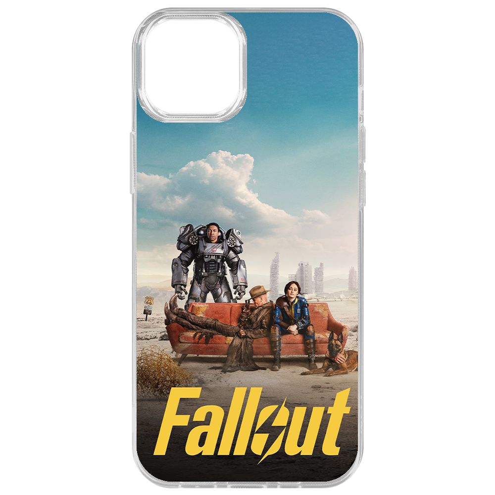 

Чехол-накладка Krutoff Clear Case Фоллаут (Fallout) - Постер для iPhone 15 Plus, Прозрачный