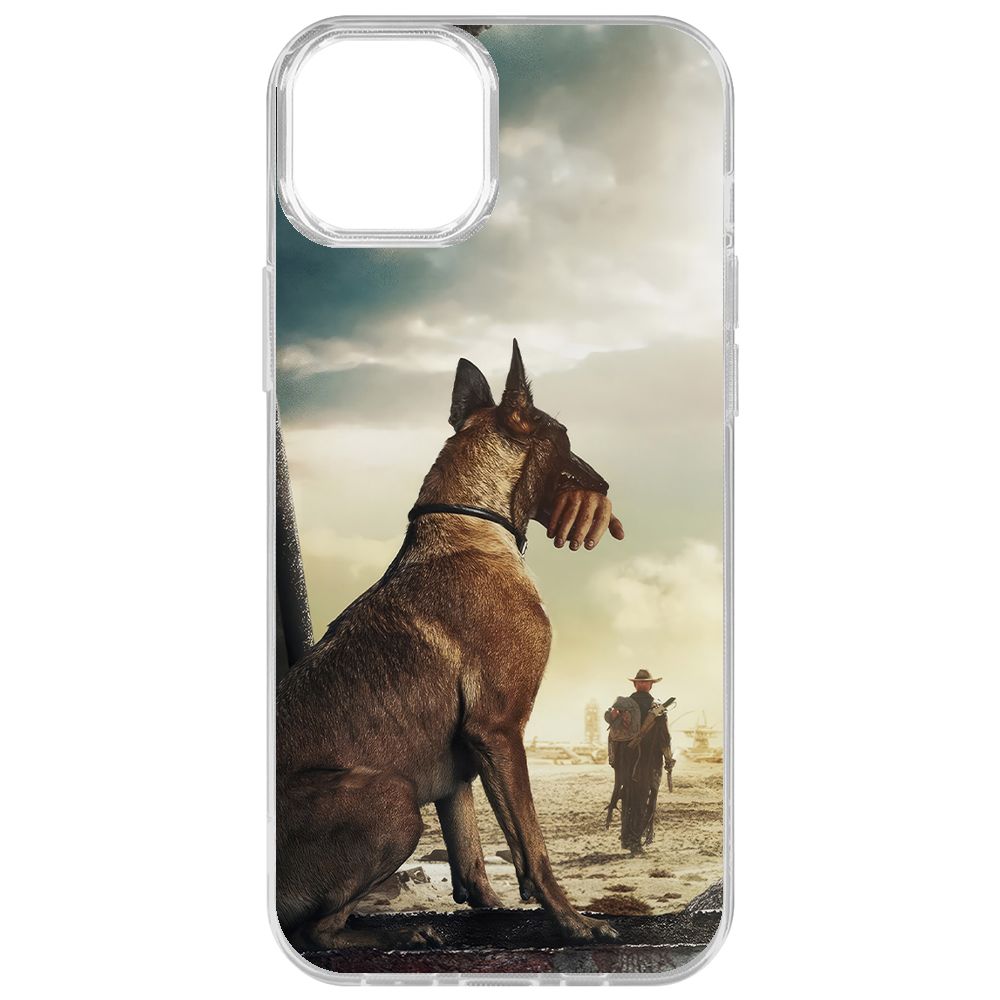 

Чехол-накладка Krutoff Clear Case Фоллаут (Fallout) - Псина для iPhone 15 Plus, Прозрачный