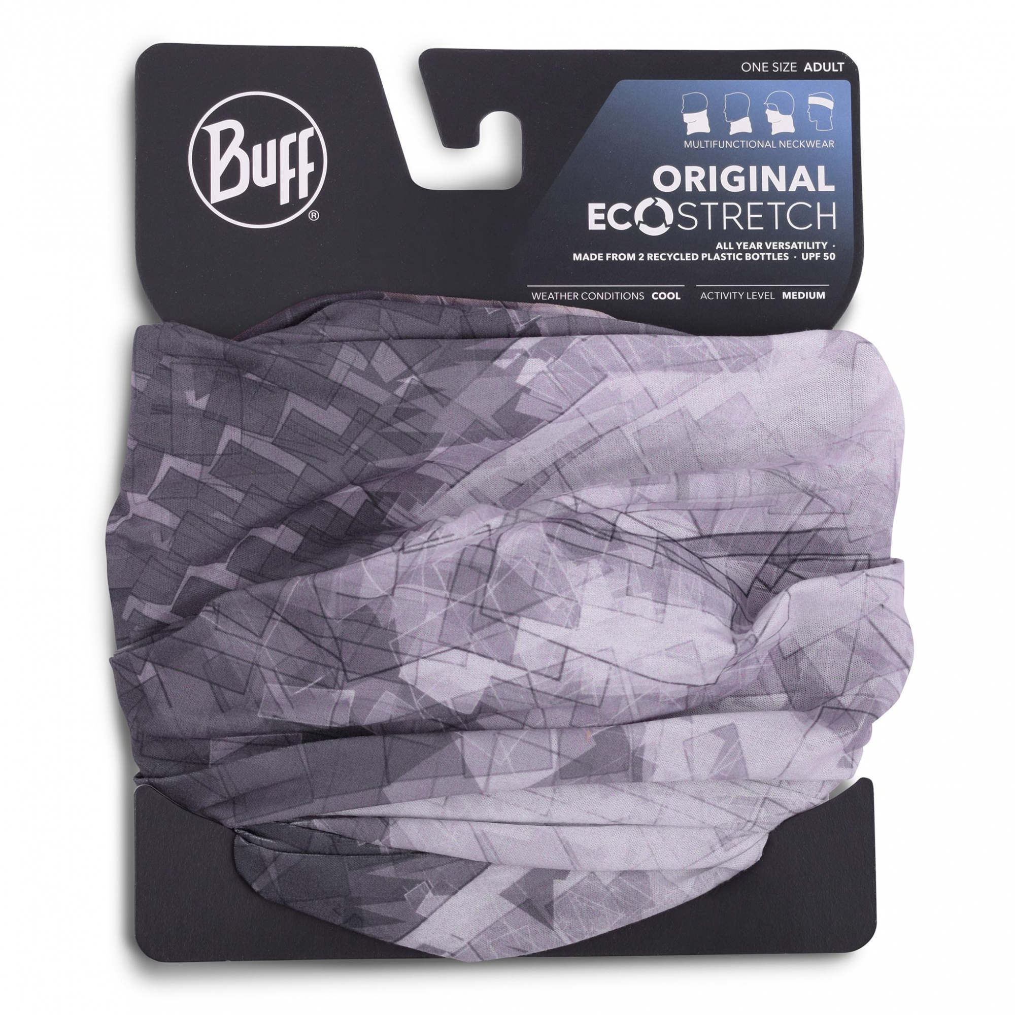 

Бандана Buff Original Durban Ash 132442.914.10.00, Разноцветный, Original