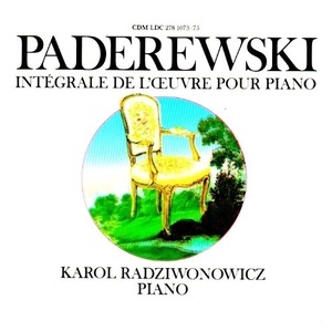 

Paderewski: Integrale de l'oeuvre pour piano Box-Set, 3 CD