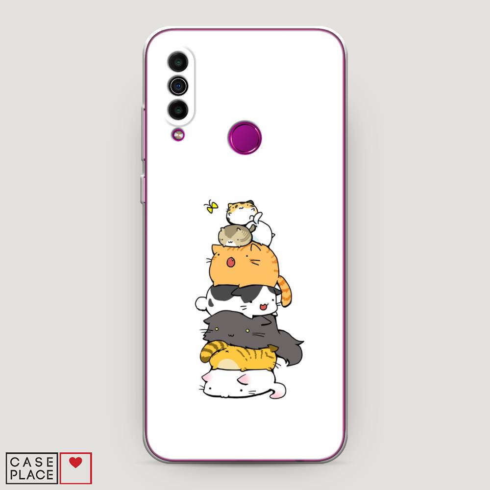 

Чехол Awog на Meizu M10 "Бутерброд из котиков", Коричневый;белый;серый, 73850-10