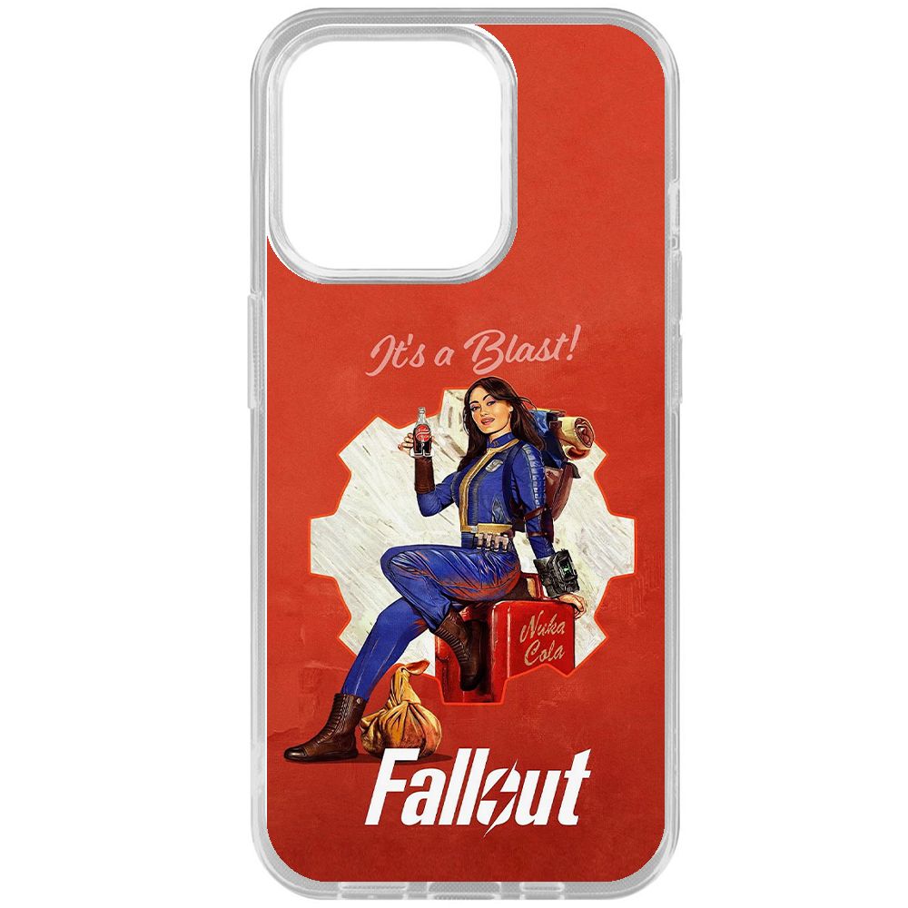 

Чехол-накладка Krutoff Clear Case Фоллаут (Fallout) - Это взрыв! для iPhone 15 Pro, Прозрачный