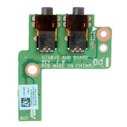 

Плата расширения G750JZ AUD BOARD Rev.2.0 для ноутбука Asus G750JH, G750JZ (плата разъемо