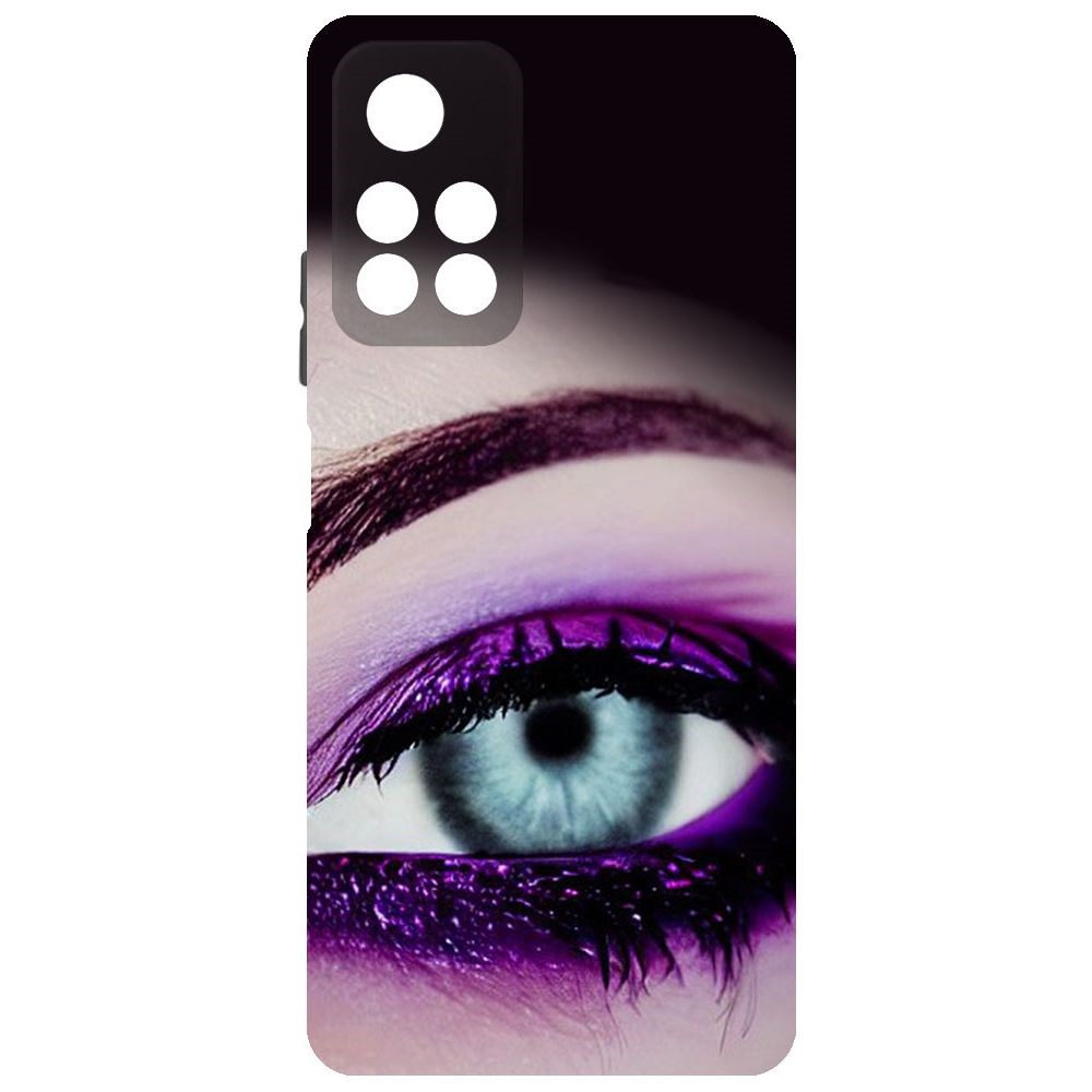 

Чехол-накладка Софт Взгляд для Poco M4 Pro 5G, Черный