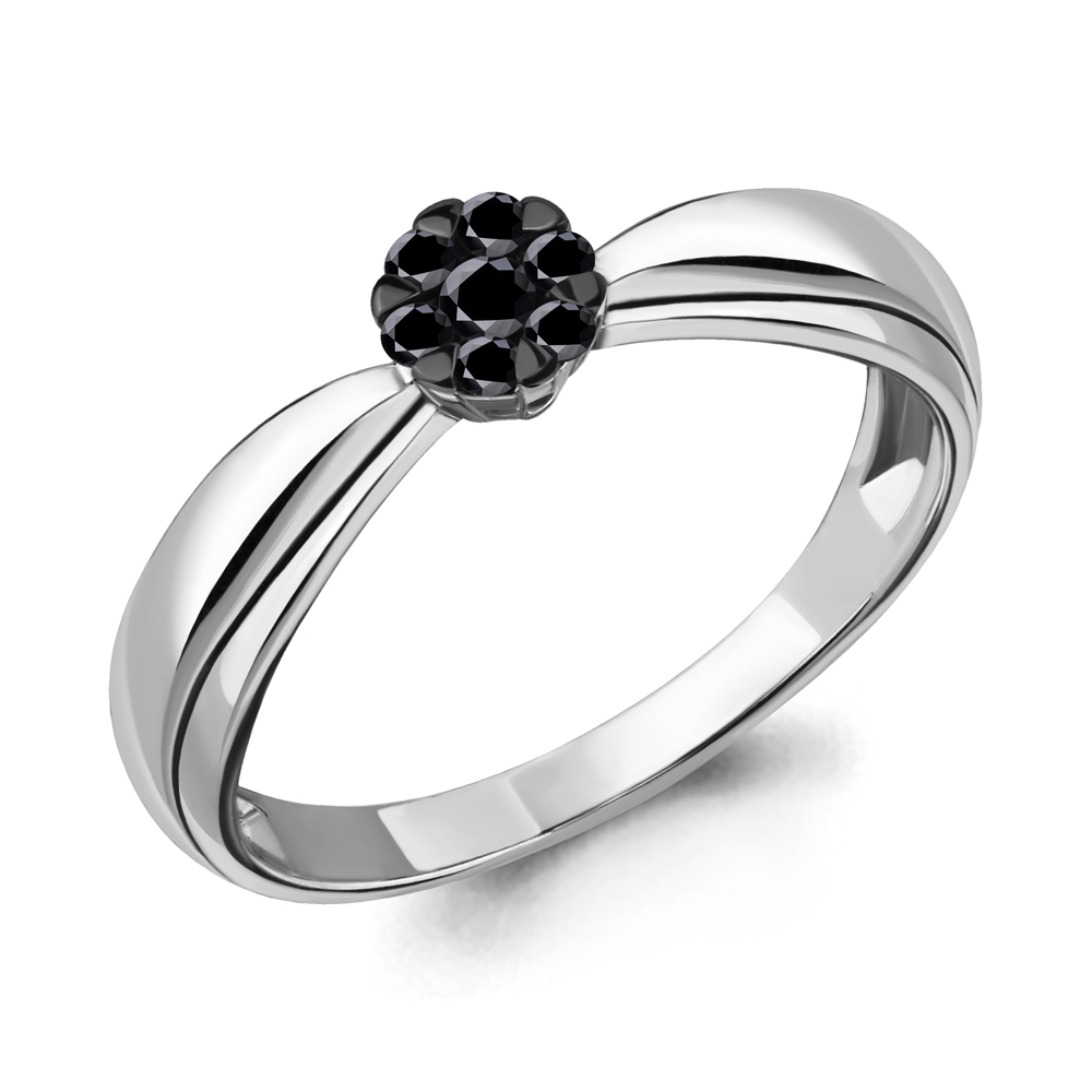 

Кольцо из белого золота с бриллиантом р. Aquamarine 963658Ч, 963658Ч_585_бз
