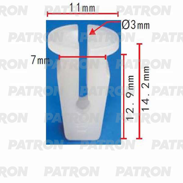 

PATRON 'P370225 Фиксатор пластиковый Audi, Seat, Skoda, Volkswagen применяемость багажник,