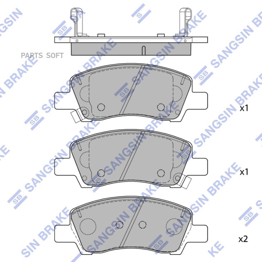 

Колодки торм.диск.передн. HYUNDAI HB20 13 (BR2 BRAZIL)