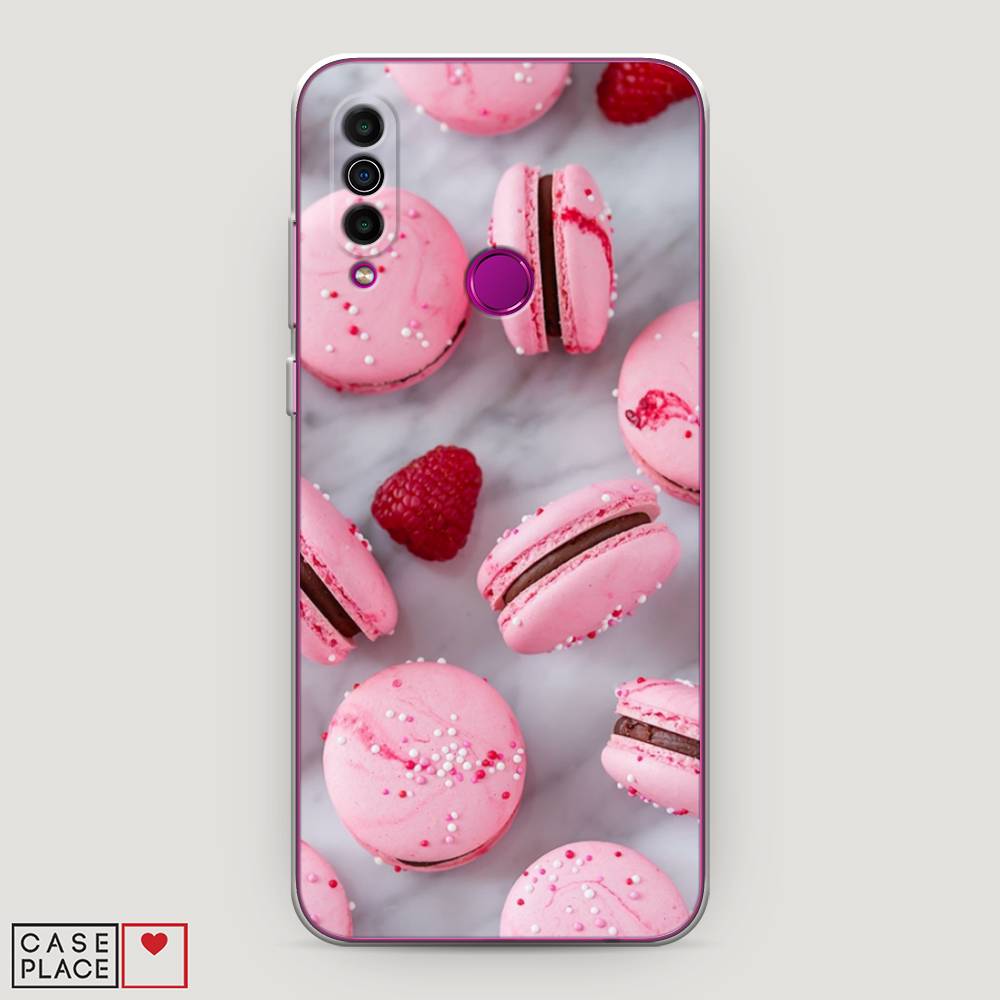 

Чехол Awog на Meizu M10 "Макарони с малиной", Серый;розовый, 73850-10
