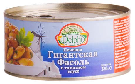 Фасоль Delphi Печеная в томатном соусе 280 г