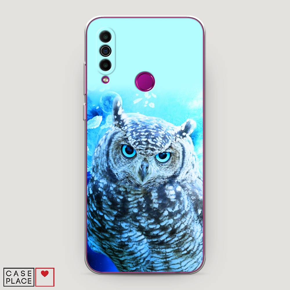 

Чехол Awog на Meizu M10 "Сова арт 7", Синий;голубой, 73850-1