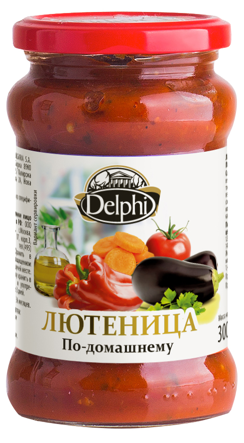 

Лютеница Delphi по-домашнему 300 г