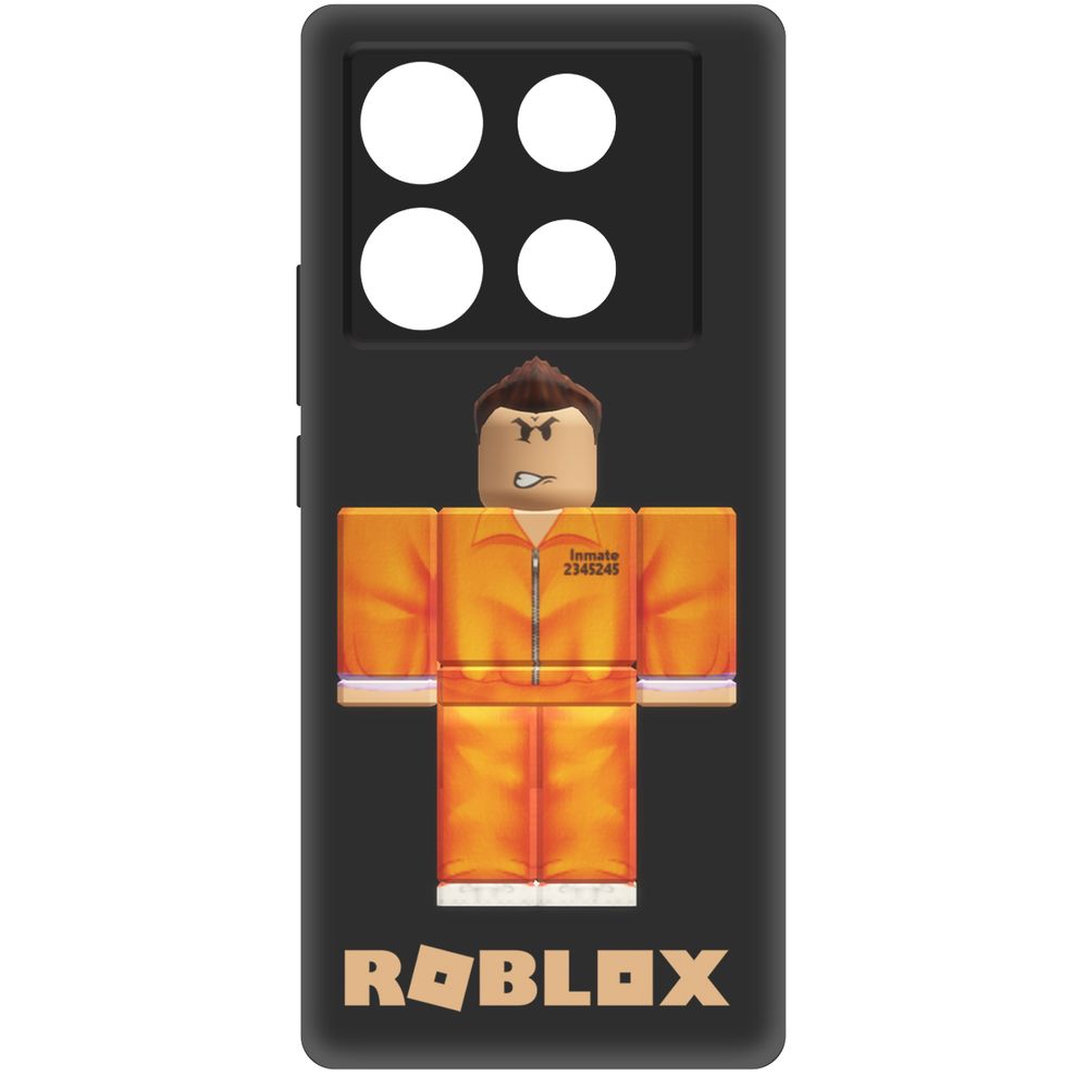 

Чехол-накладка Krutoff Soft Case Roblox-Заключенный для INFINIX Note 40 Pro черный