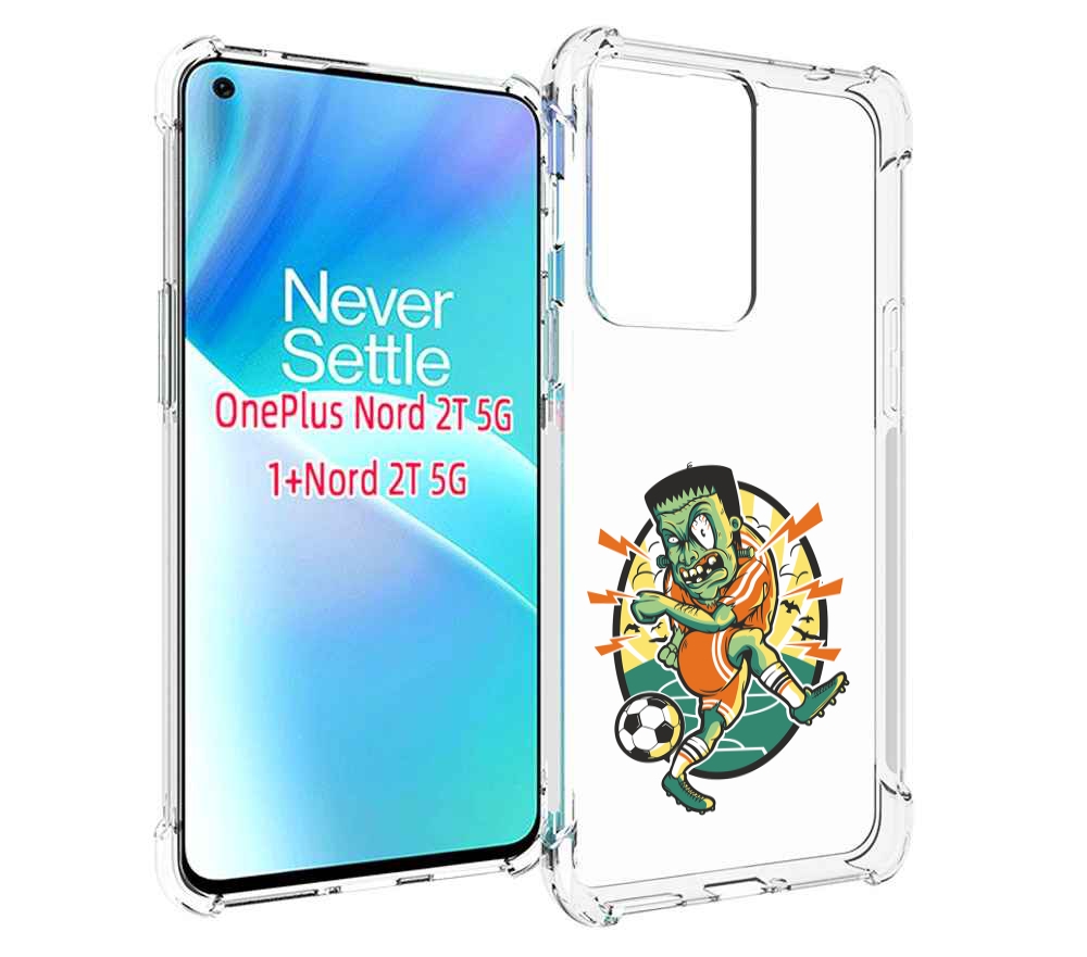 

Чехол MyPads зомби футболист для OnePlus Nord 2T, Прозрачный, Tocco