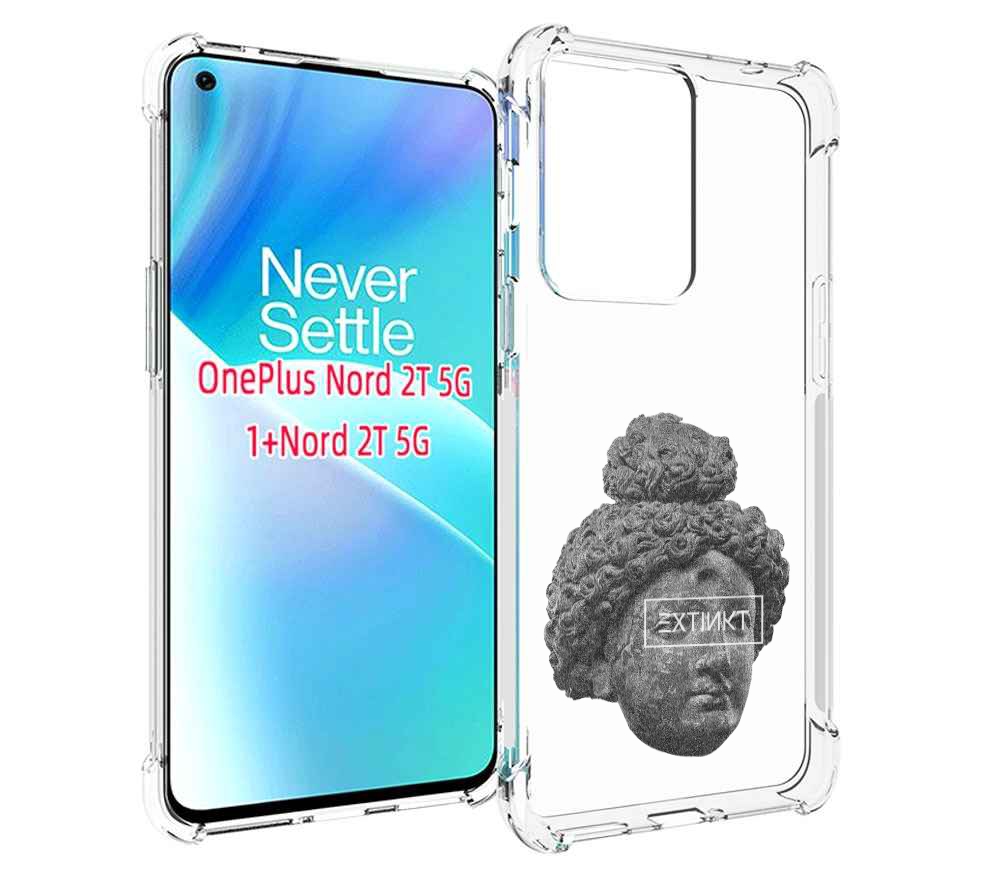 

Чехол MyPads каменное лицо девушки для OnePlus Nord 2T, Прозрачный, Tocco