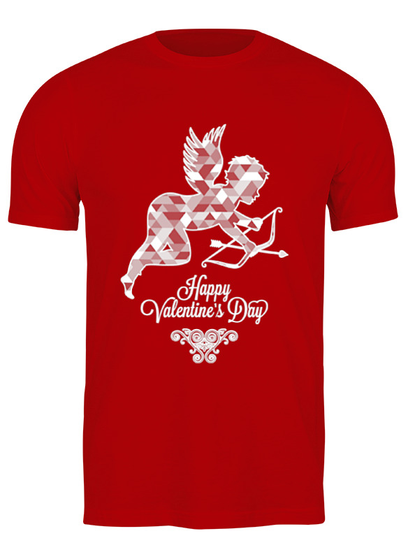 

Футболка мужская Printio Happy valentnine's day красная 3XL, Красный, Happy valentnine's day