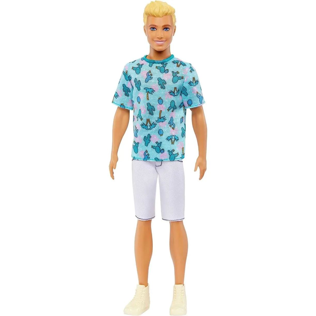 

Кукла Barbie Fashionistas Кен в футболке с кактусами, HJT10, Fashionista Ken Cactus T-Shirt