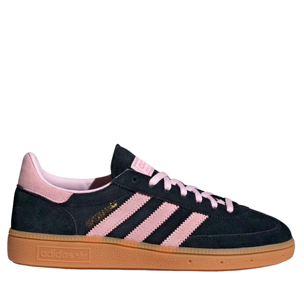 

Кеды женские Adidas Handball Spezial черные 38 2/3 EU, Черный, Handball Spezial