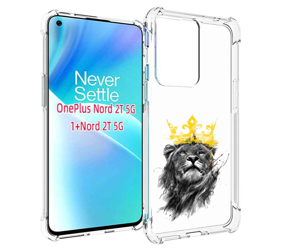 

Чехол MyPads король-лев для OnePlus Nord 2T, Прозрачный, Tocco