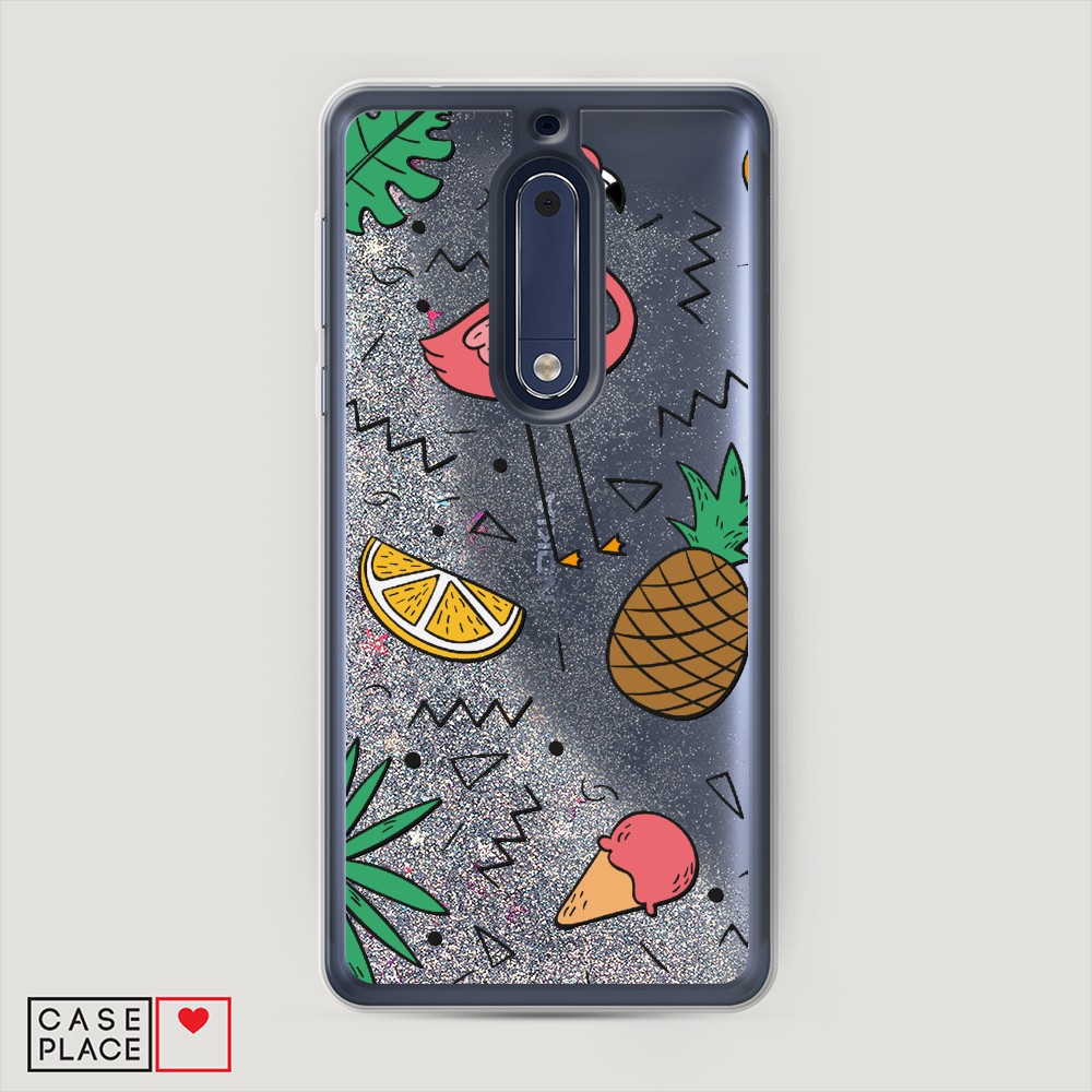 

Жидкий чехол с блестками "Звездный единорог" на Apple iPhone XS Max (10S Max)