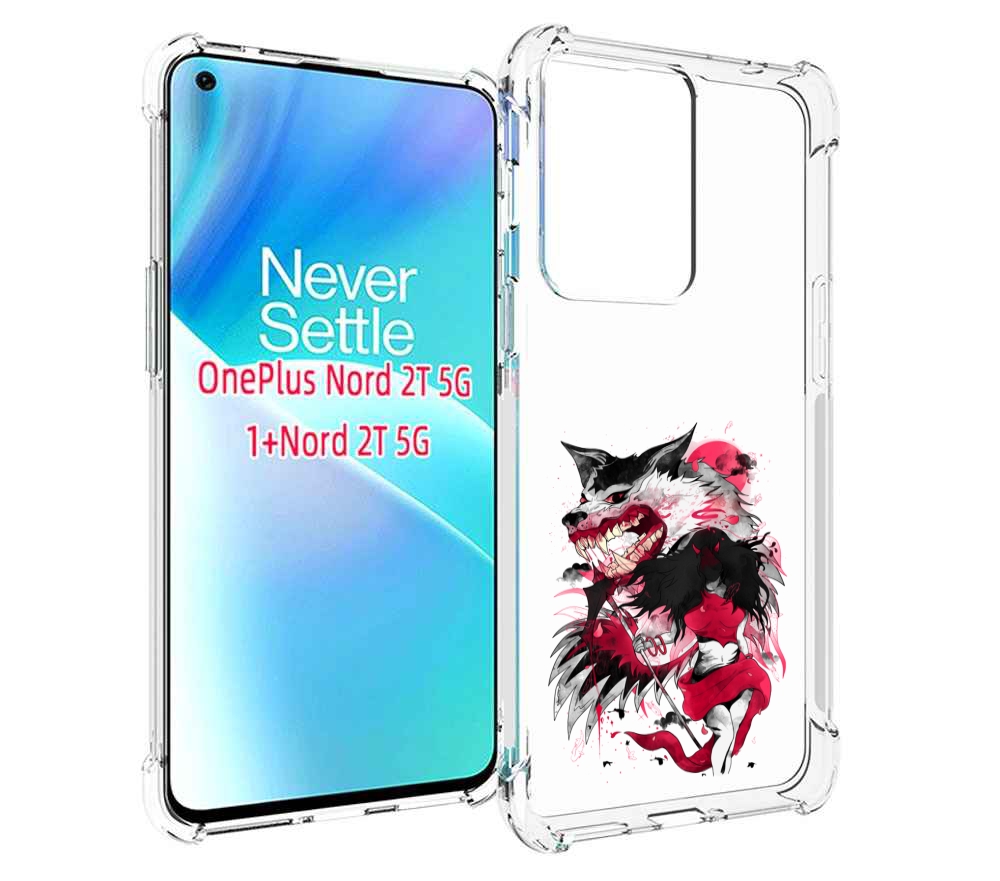 

Чехол MyPads красная шапочка для OnePlus Nord 2T, Прозрачный, Tocco