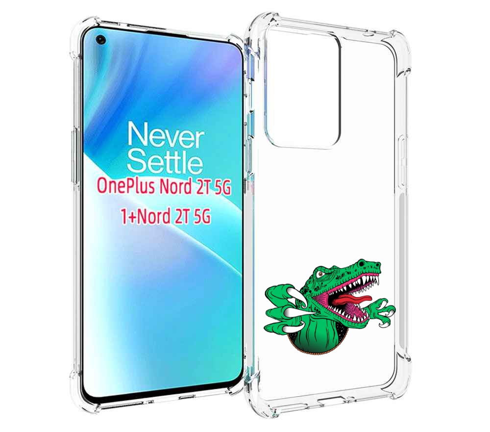 

Чехол MyPads крокодил для OnePlus Nord 2T, Прозрачный, Tocco
