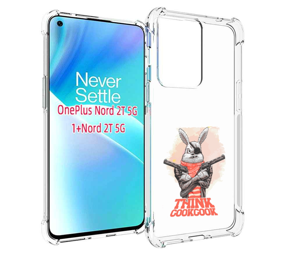 

Чехол MyPads кролик пират для OnePlus Nord 2T, Прозрачный, Tocco