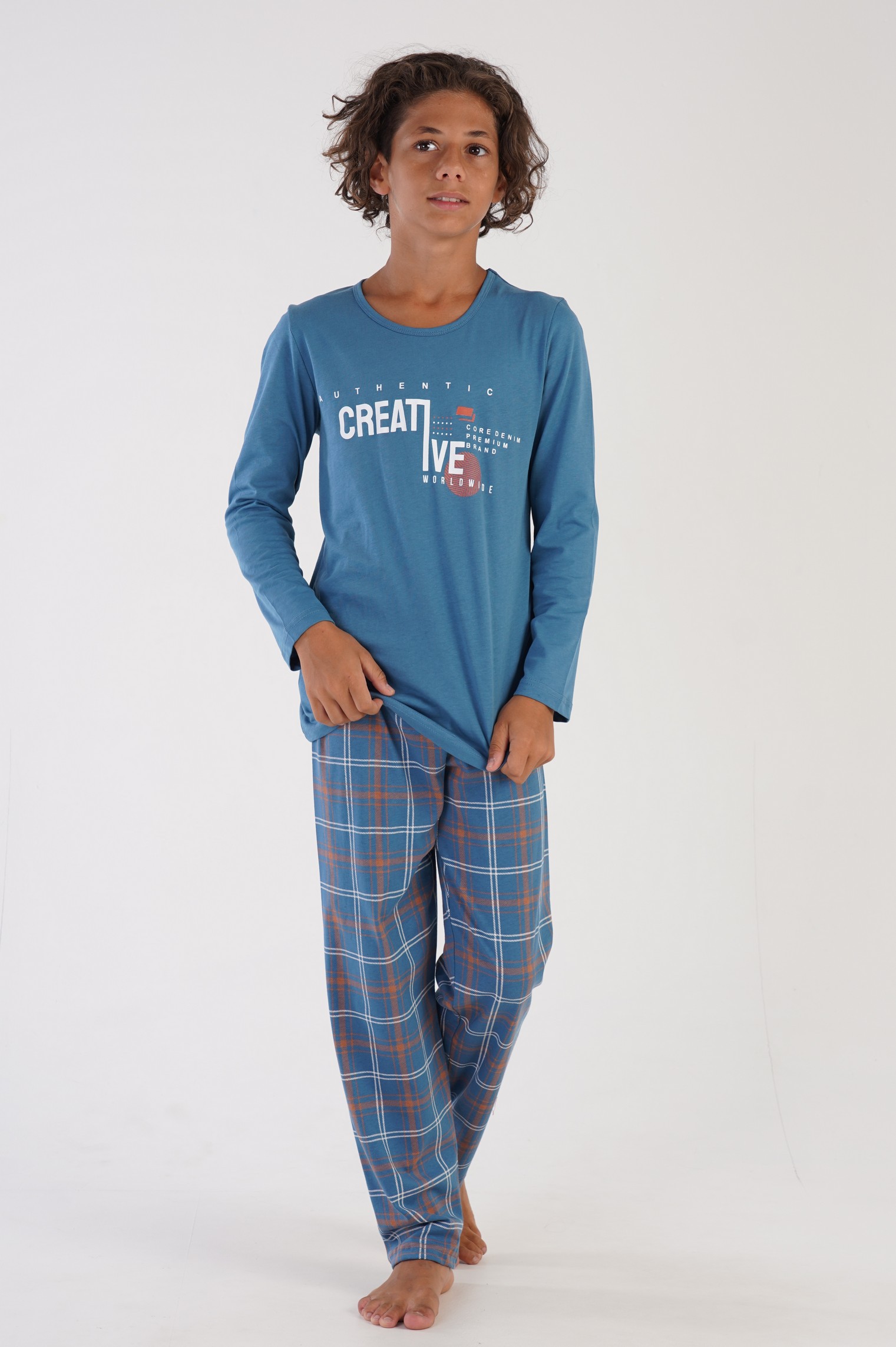 

Пижама детская VIENETTA KIDS 305076_0256, голубой, 134, 305076_0256