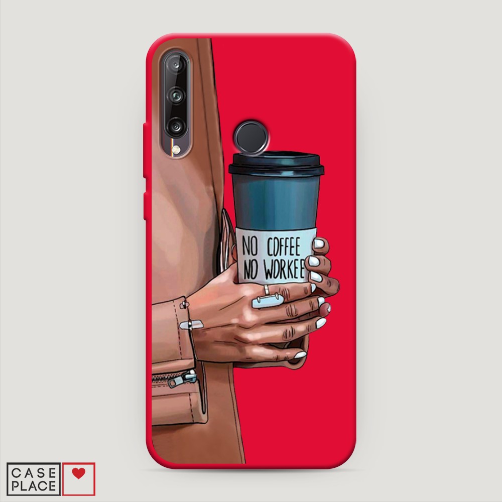 

Чехол Awog на Huawei P40 lite E/Honor 9C "No coffee", Разноцветный, 612453-1