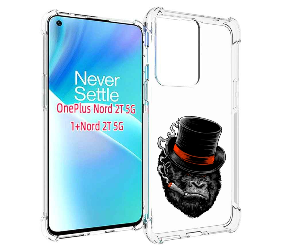 

Чехол MyPads дизайнерская горилла для OnePlus Nord 2T, Прозрачный, Tocco