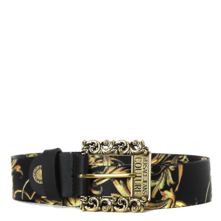 

Ремень мужской Versace Jeans Couture 72YA6F02 черный, 85 см, 72YA6F02