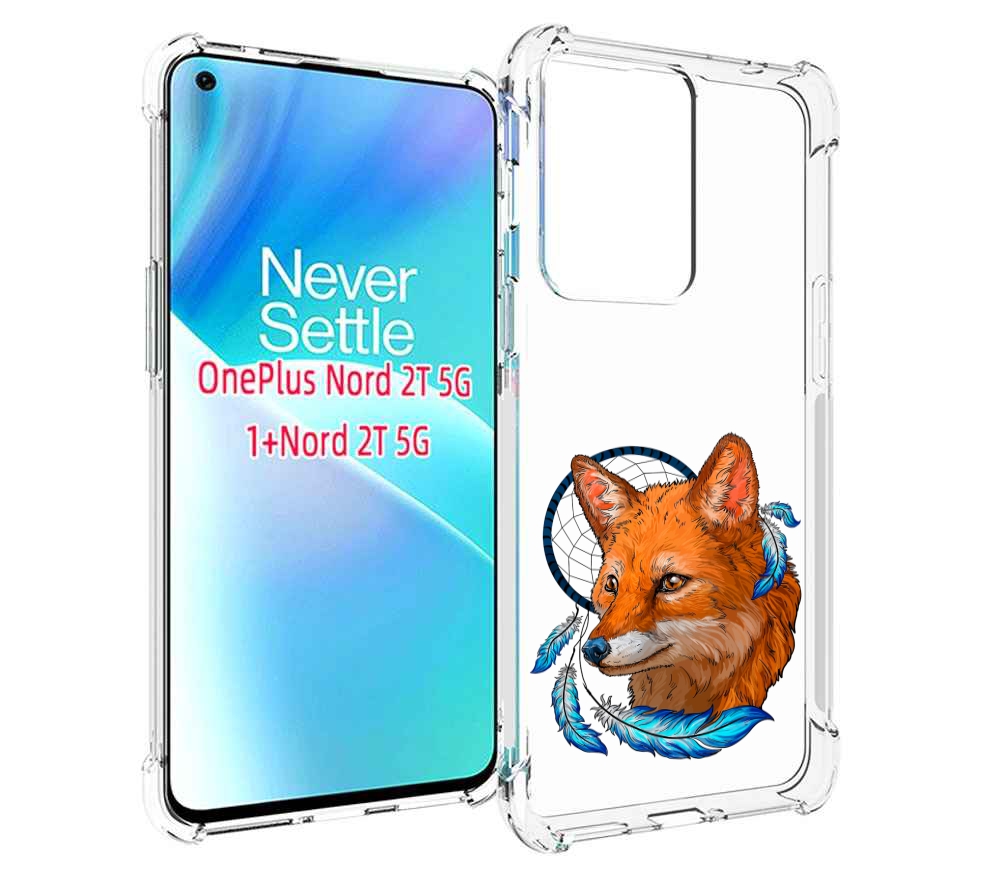 

Чехол MyPads лиса и ловец снов для OnePlus Nord 2T, Прозрачный, Tocco