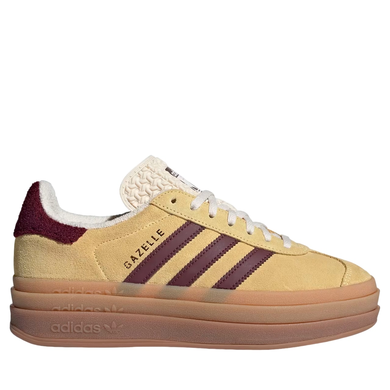 

Кеды женские Adidas Gazelle Bold желтые 38 2/3 EU, Желтый, Gazelle Bold