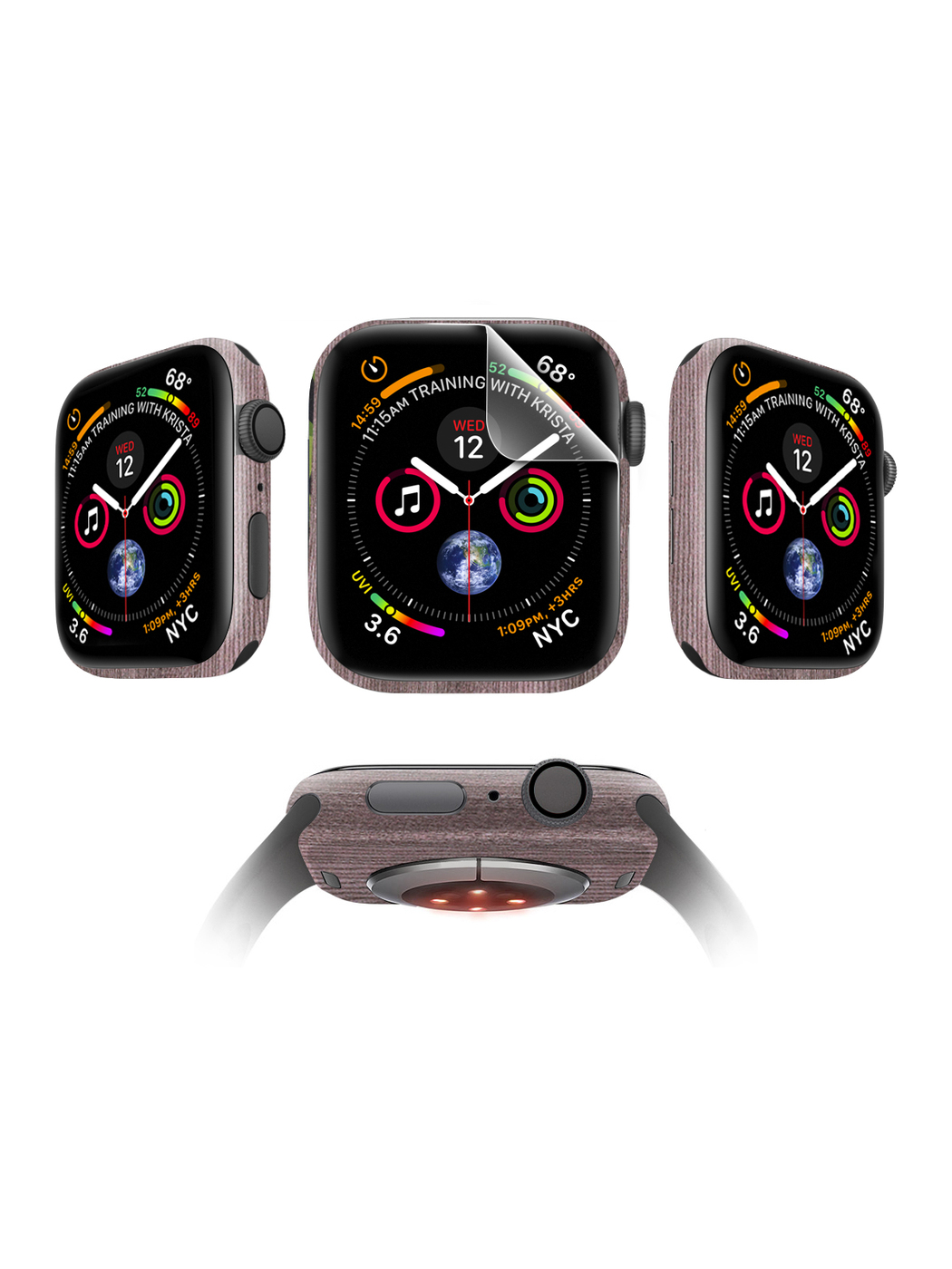 

Защитная пленка MOCOLL для Apple Watch 40mm Matte (4шт) Дерево Дуб Сонома