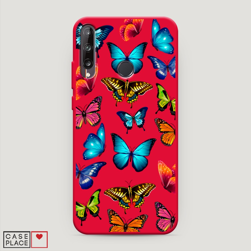 

Матовый силиконовый чехол "Звездочки графика белая" на Huawei P30, Звездочки графика белая