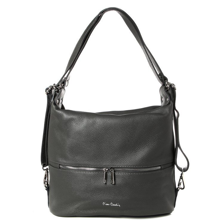 

Сумка-рюкзак женская Pierre Cardin 4504 темно-серая, 29х32х13 см, Серый, 4504
