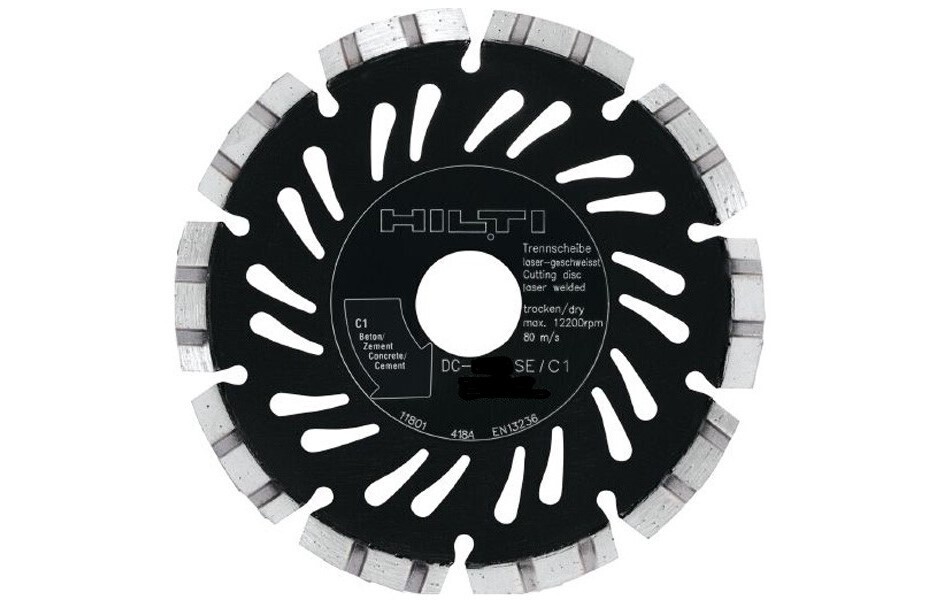 Алмазный диск HILTI 230 2.8 22.23 DC-D 230 SE C2 АГАлм202 черный 1шт