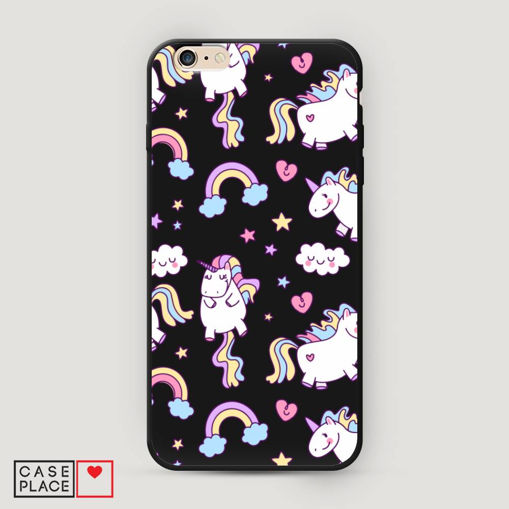 

Матовый силиконовый чехол "Sweet unicorns dreams" на Apple iPhone 6 Plus, Sweet unicorns dreams