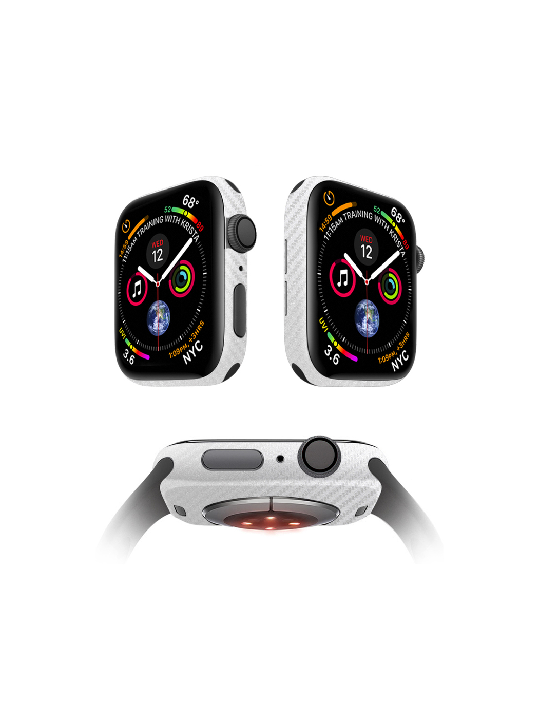 

Защитная пленка MOCOLL для корпуса Apple Watch 40mm (2шт) Карбон Прозрачный