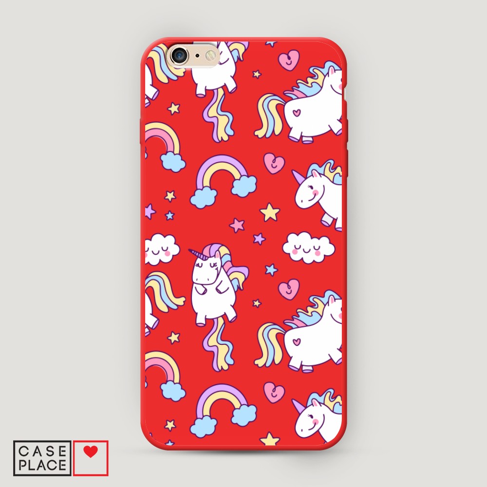 

Матовый силиконовый чехол "Sweet unicorns dreams" на Apple iPhone 6 Plus, Sweet unicorns dreams