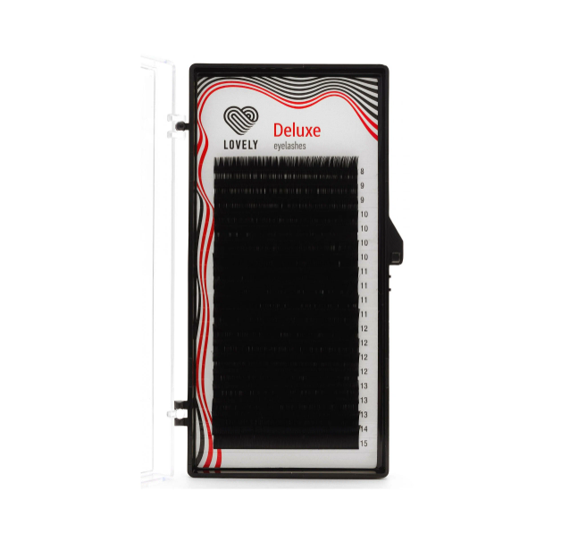 

Ресницы Lovely Deluxe CC 0.07 9 мм 20 линий, Черный, 4627148658045